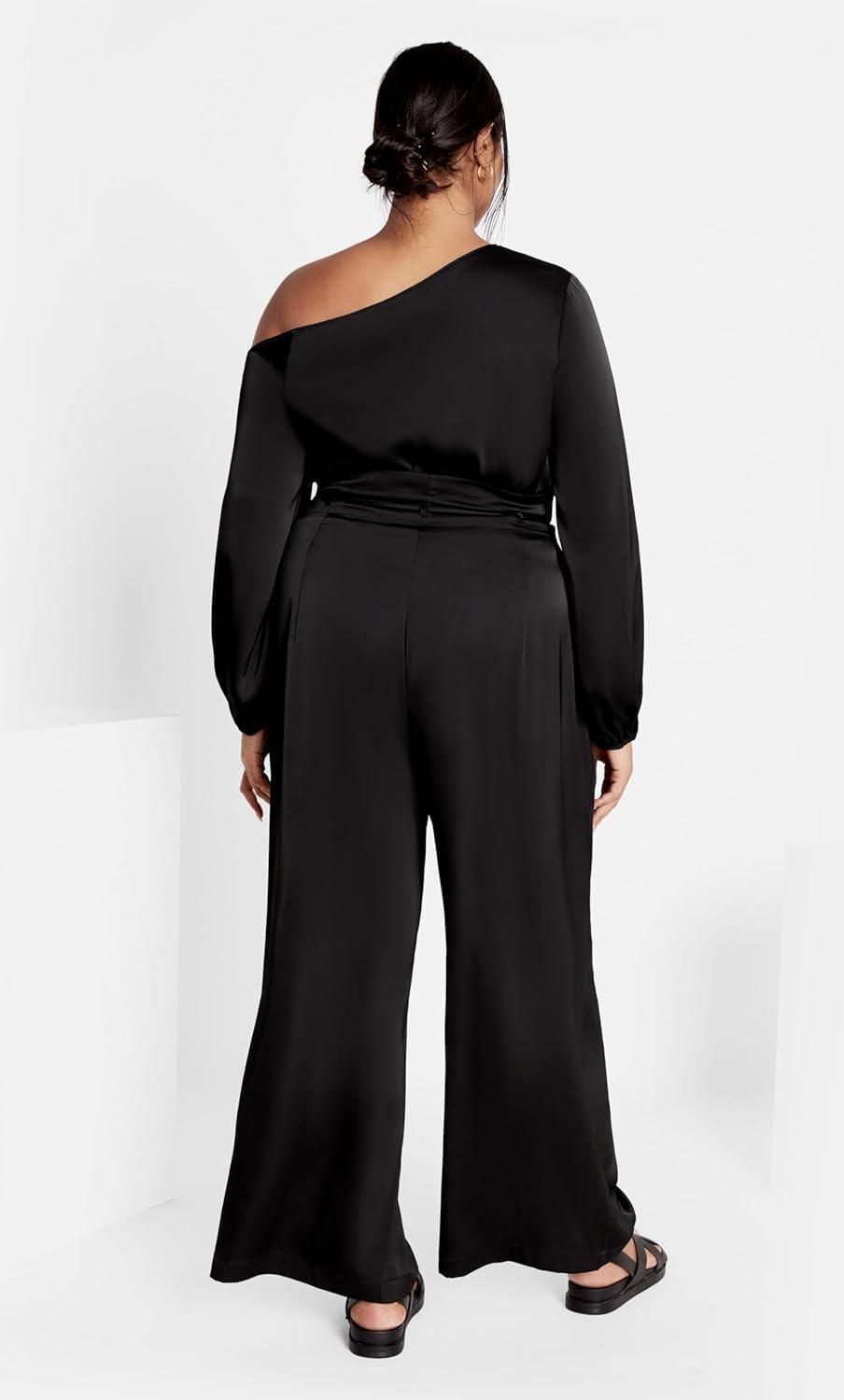 image:imageCity Chic Womens Plus Size Pant AzaleaBlack