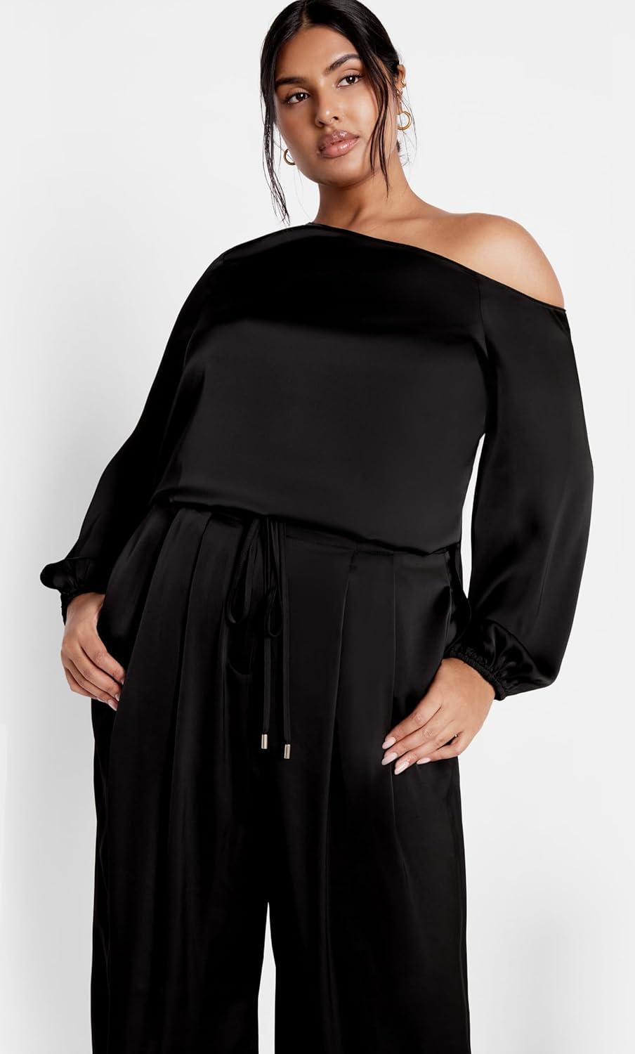 image:imageCity Chic Womens Plus Size Pant AzaleaBlack