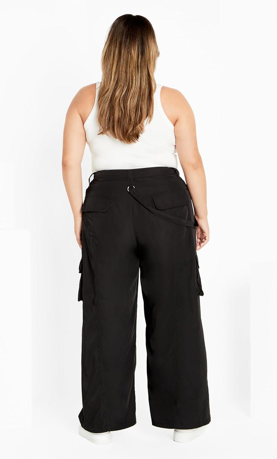 image:imageCity Chic Womens Plus Size Pant Cassie CargoBlack
