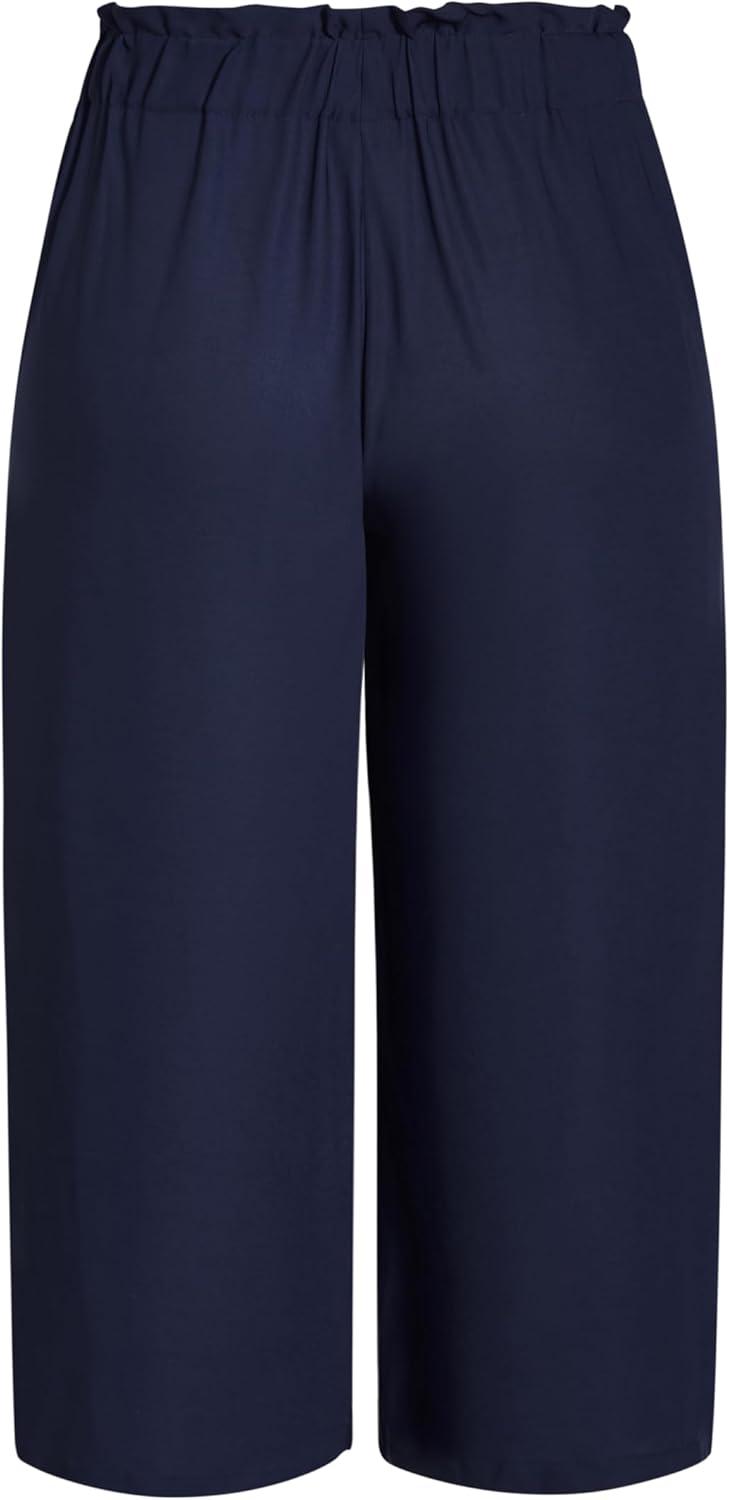 image:imageCity Chic Womens Plus Size Pant Easy CropNavy