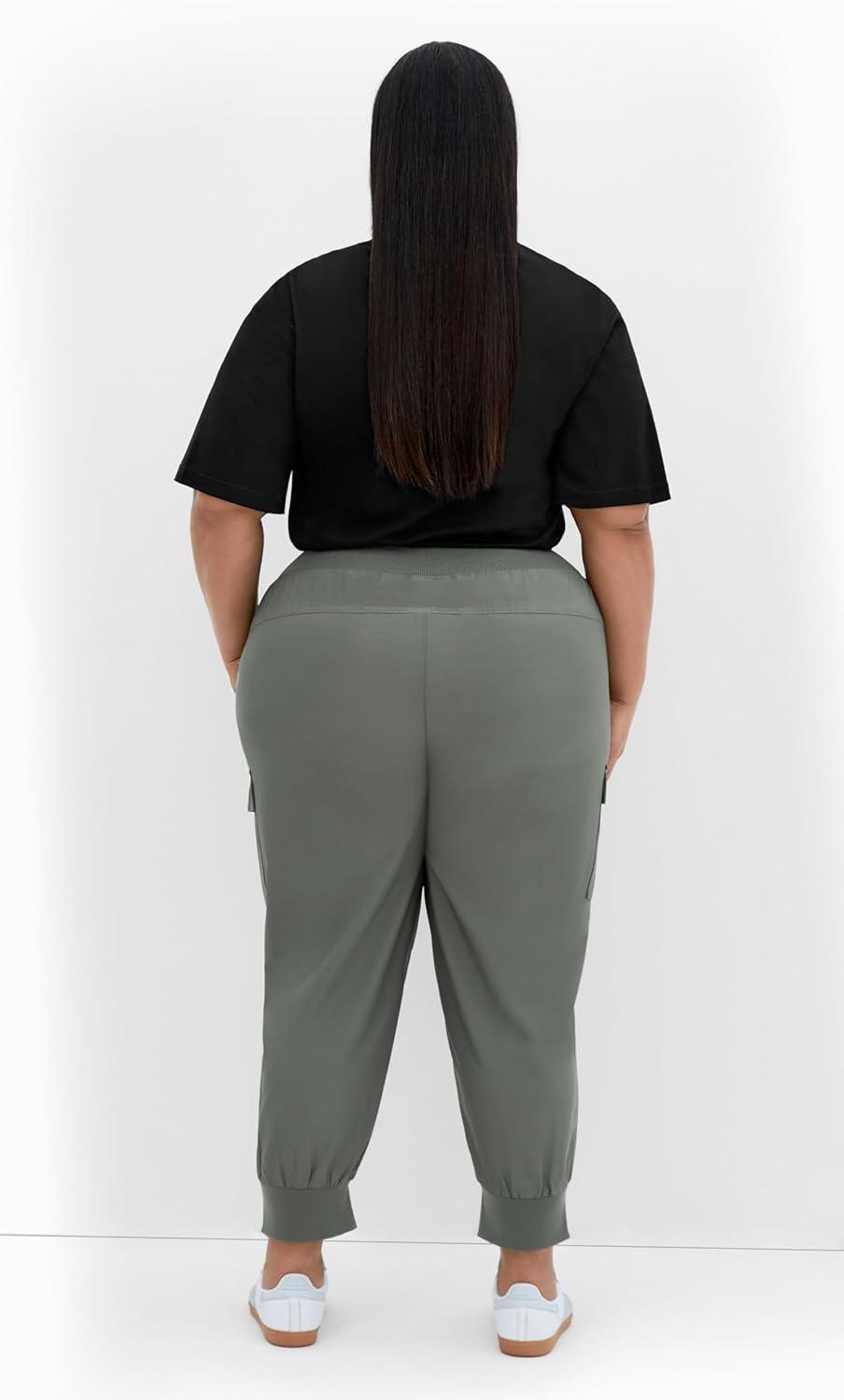 image:imageCity Chic Womens Plus Size Pant LeaOlive