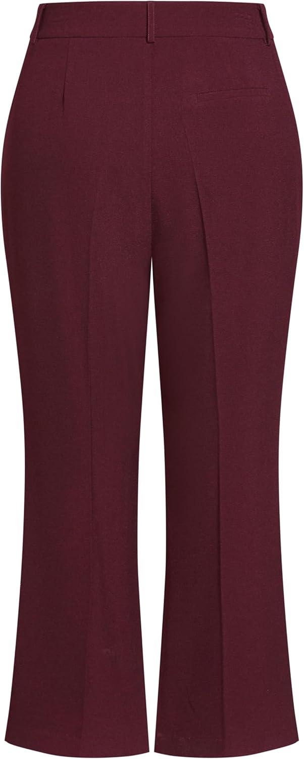 image:imageCity Chic Womens Plus Size Pant MagneticOxblood