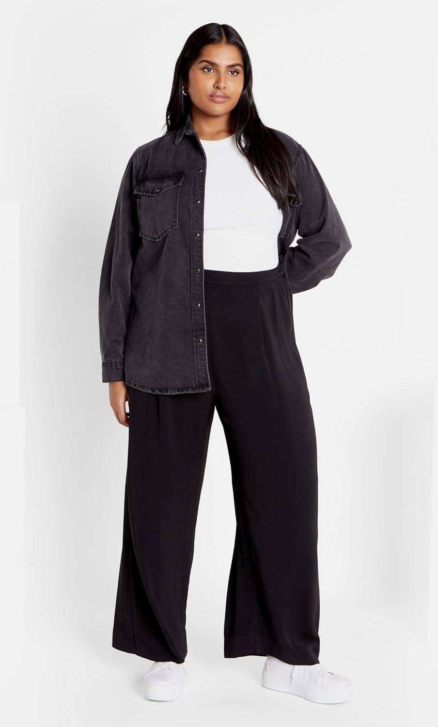 image:imageCity Chic Womens Plus Size Pant BrigittaBlack