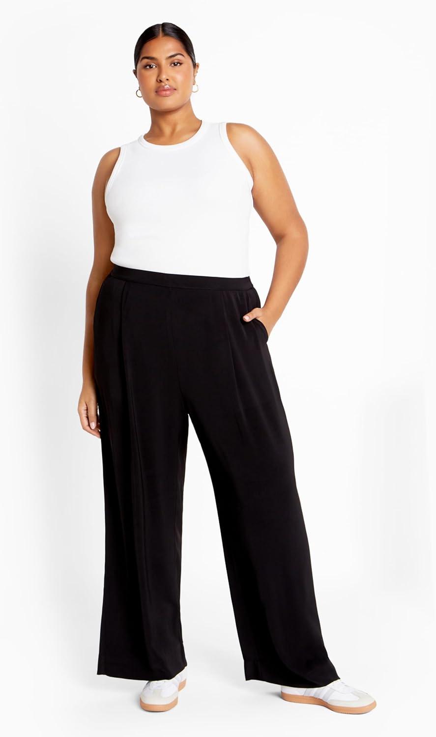 image:imageCity Chic Womens Plus Size Pant BrigittaBlack