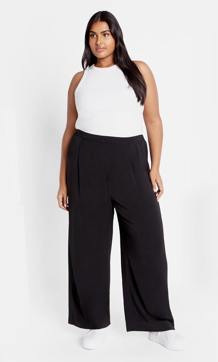 image:imageCity Chic Womens Plus Size Pant BrigittaBlack