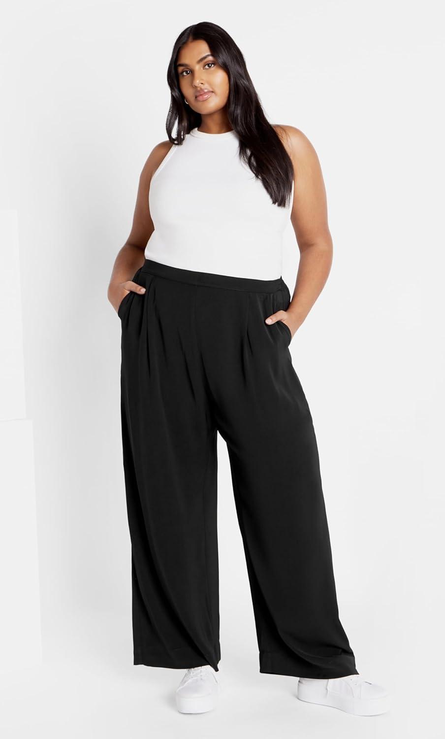 image:imageCity Chic Womens Plus Size Pant BrigittaBlack