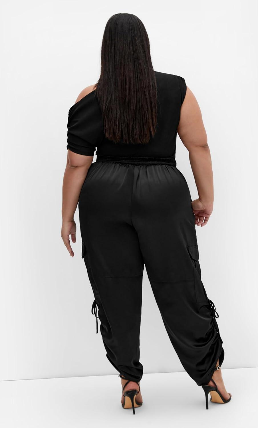 image:imageCity Chic Womens Plus Size Pant Cargo CastleBlack