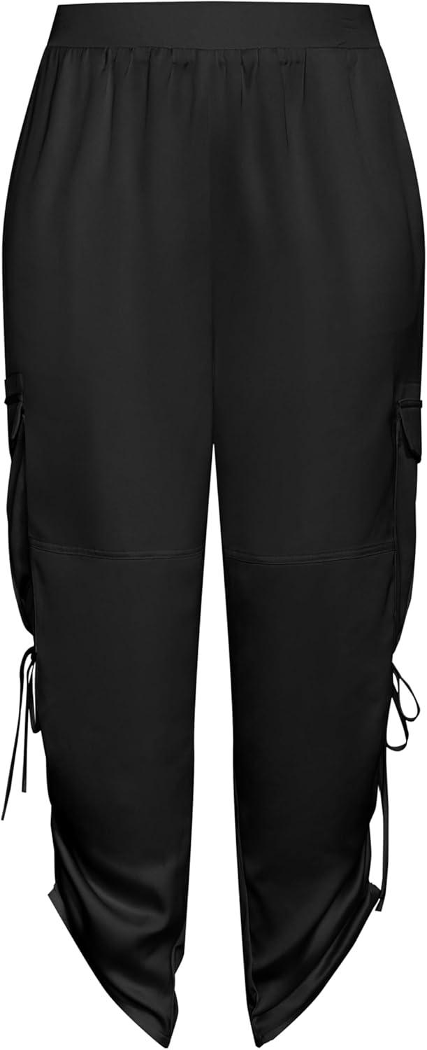 image:imageCity Chic Womens Plus Size Pant Cargo CastleBlack