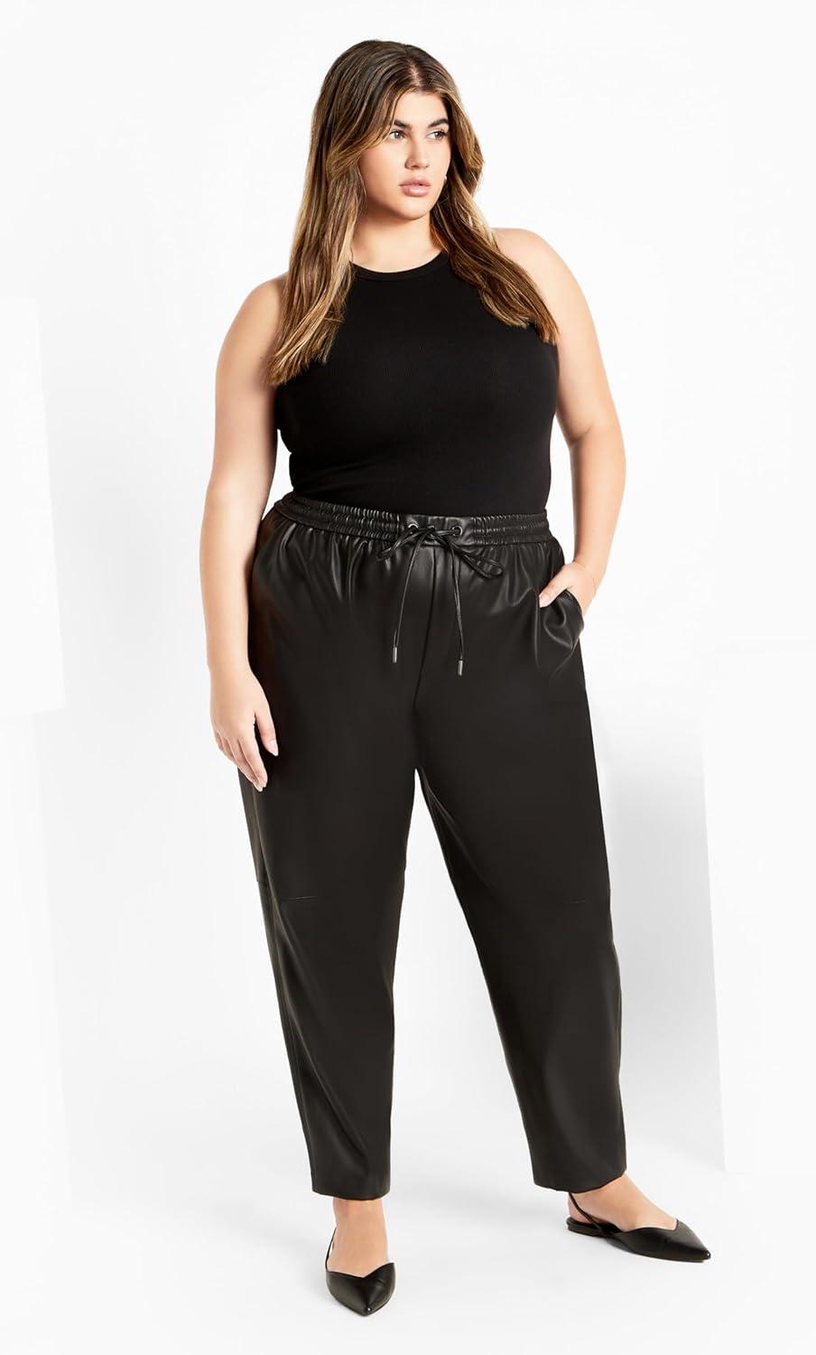 image:imageCity Chic Womens Plus Size Pia PantBlack