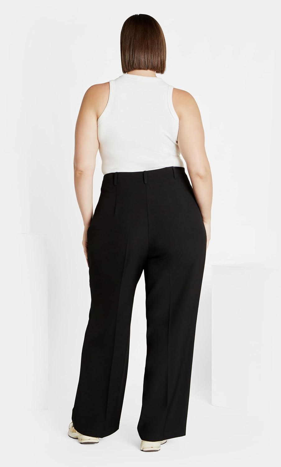 image:imageCity Chic Womens Plus Size Yasmine PantBlack