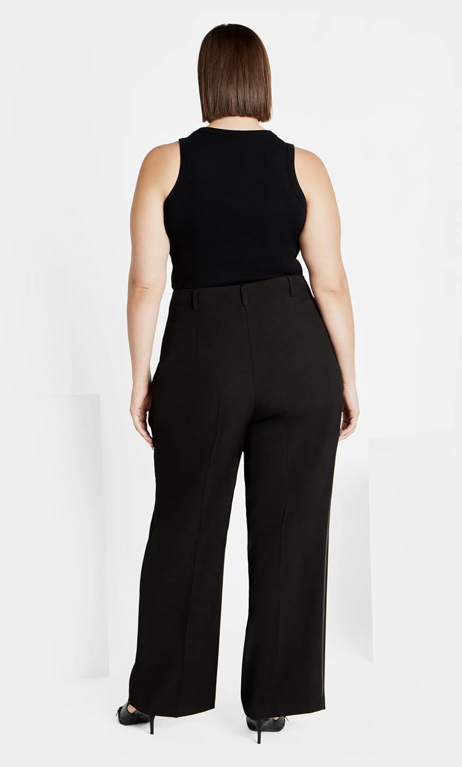 image:imageCity Chic Womens Plus Size Yasmine PantBlack