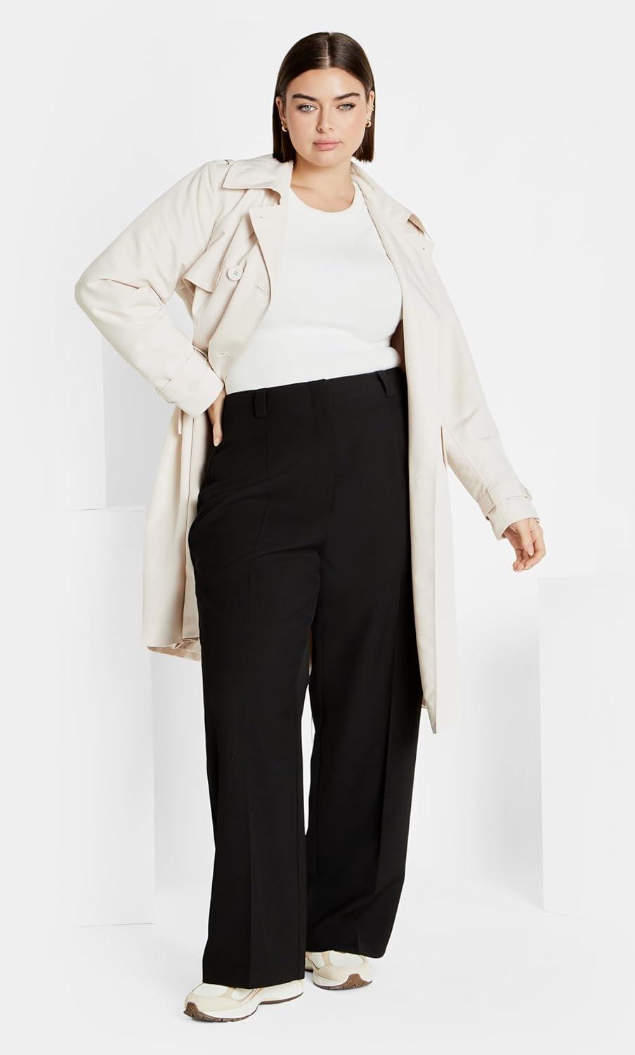 image:imageCity Chic Womens Plus Size Yasmine PantBlack