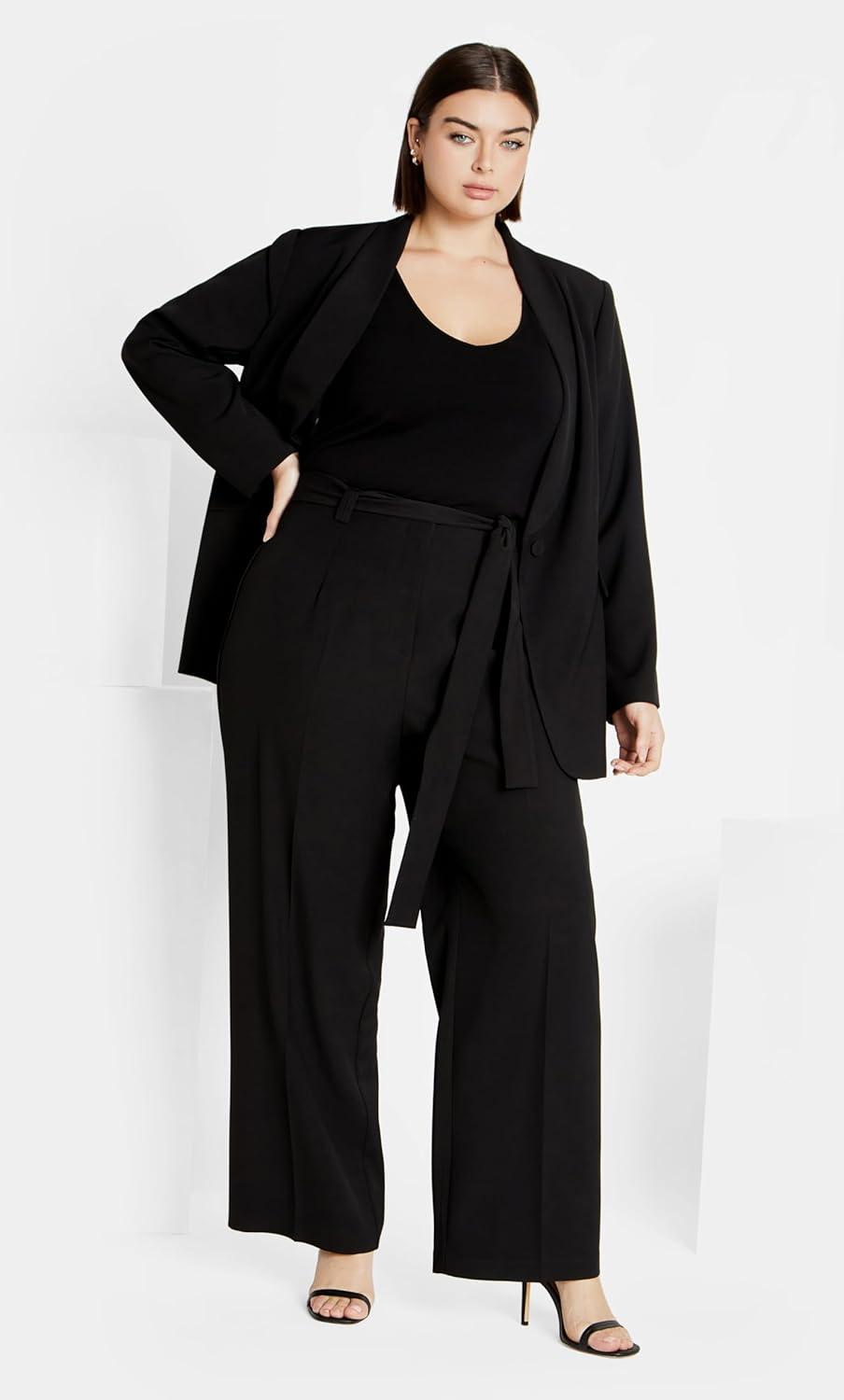 image:imageCity Chic Womens Plus Size Yasmine PantBlack