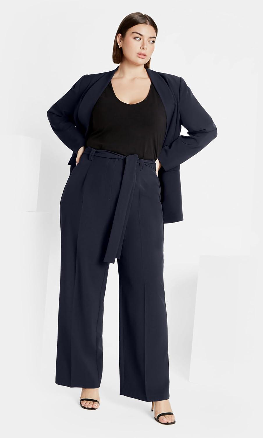 image:imageCity Chic Womens Plus Size Yasmine PantNavy