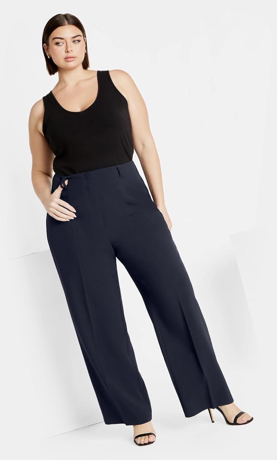 image:imageCity Chic Womens Plus Size Yasmine PantNavy