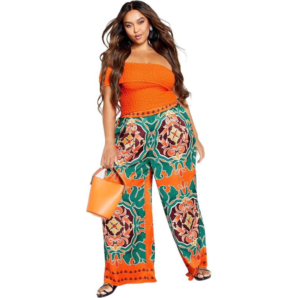 image:imageCITY CHIC Plus Size Pants Retro Summer Pant