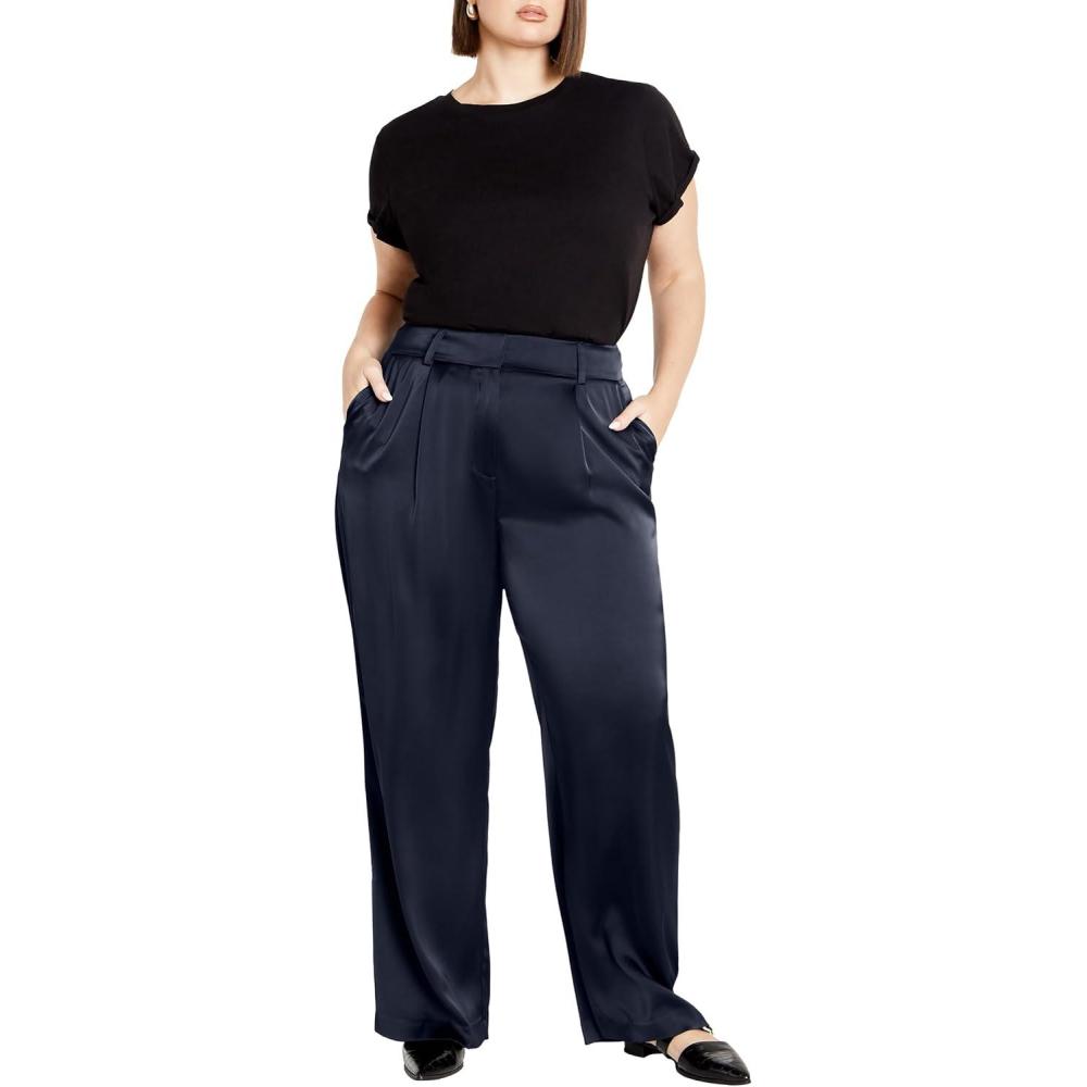 image:imageCity Chic Plus Size Pants Rylie PantSteel Blue