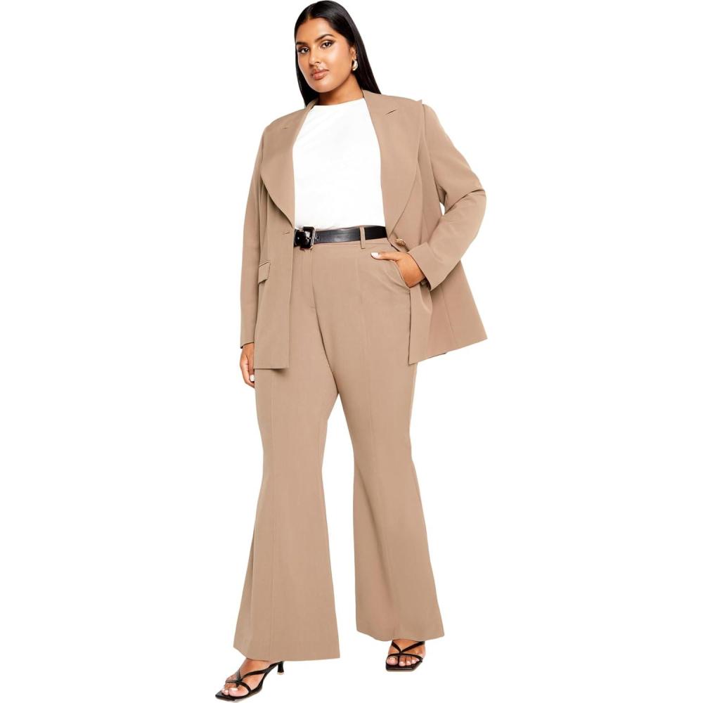 image:imageCity Chic Womens Apparel Womens CITYCHIC Plus Size Pant SloaneCaramel
