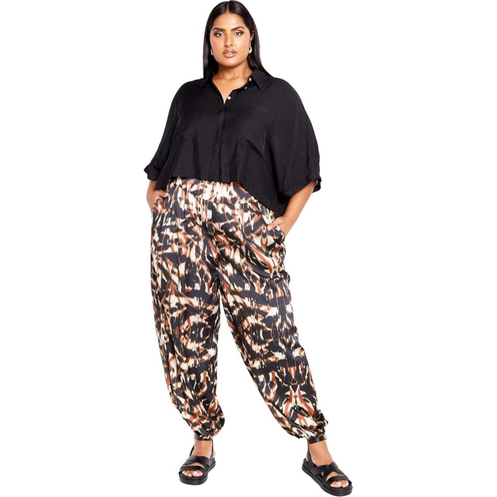 image:imageCity Chic Womens Plus Size Pant AdaCalypso Crush