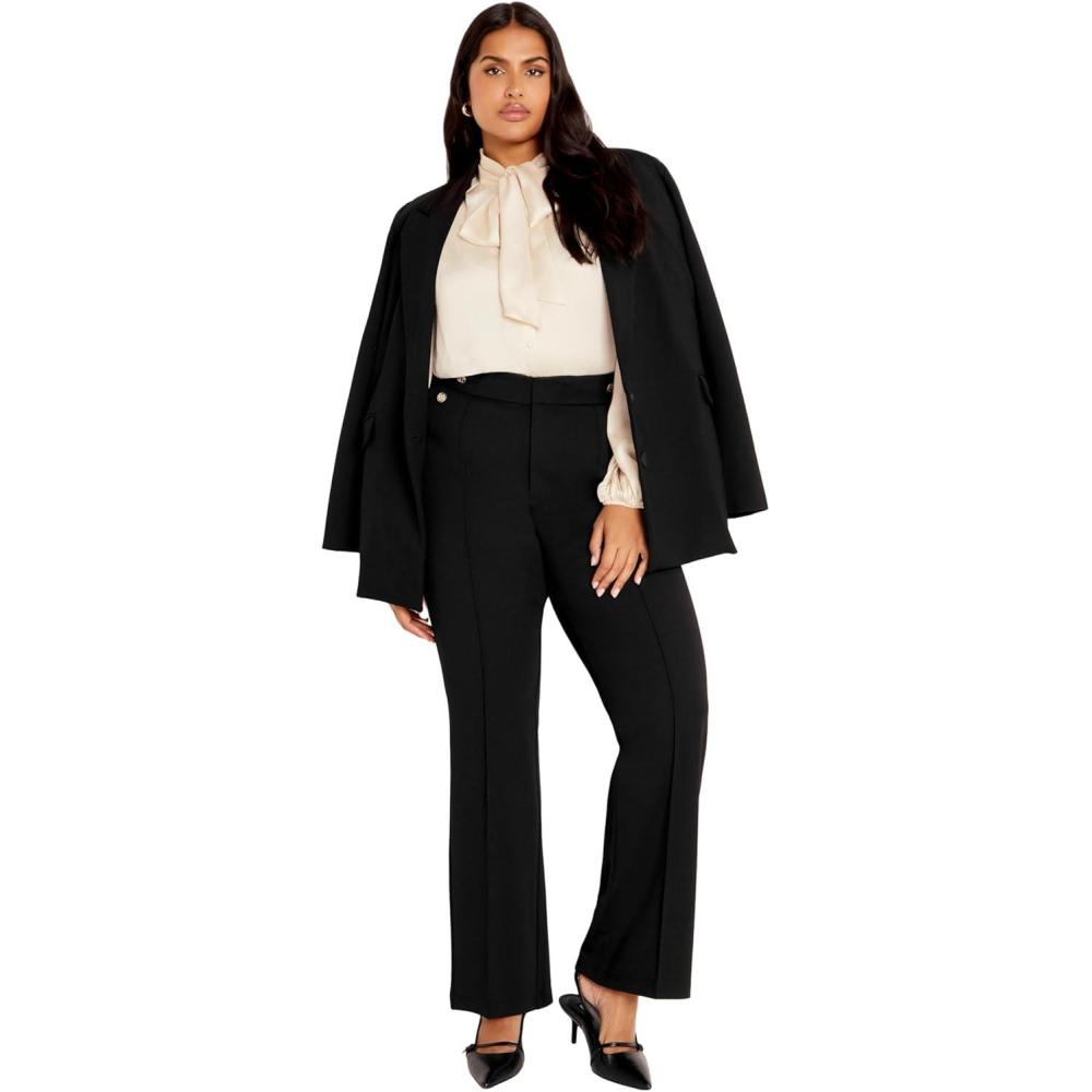 image:imageCity Chic Womens Plus Size Pant GoldieBlack