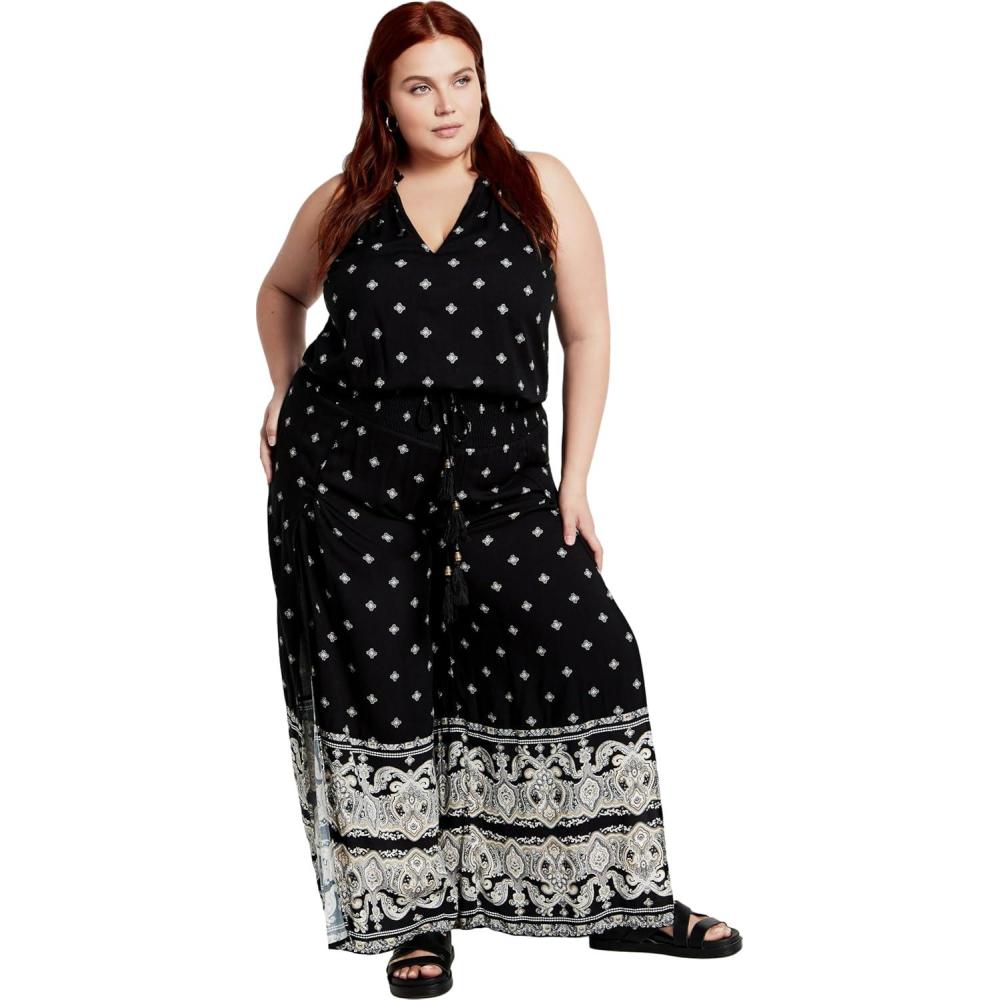 image:imageCity Chic Womens Plus Size Sky PantBlk Wild Love