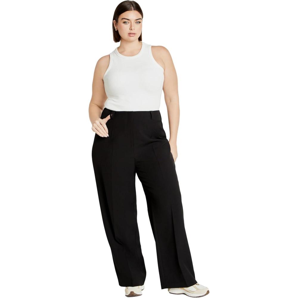 image:imageCity Chic Womens Plus Size Yasmine PantBlack