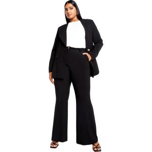 City Chic Women’s Apparel Women’s CITYCHIC Plus Size Pant Sloane..(Black)