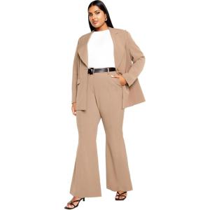City Chic Women’s Apparel Women’s CITYCHIC Plus Size Pant Sloane..(Caramel)