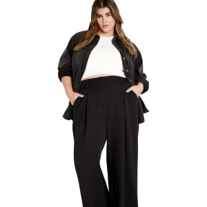City Chic Women’s Plus Size Jordan Pant(Black)