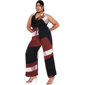 City Chic Women’s Plus Size Pant – Azalea Print(Geo Muse)