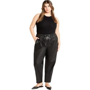 City Chic Women’s Plus Size Pia Pant(Black)
