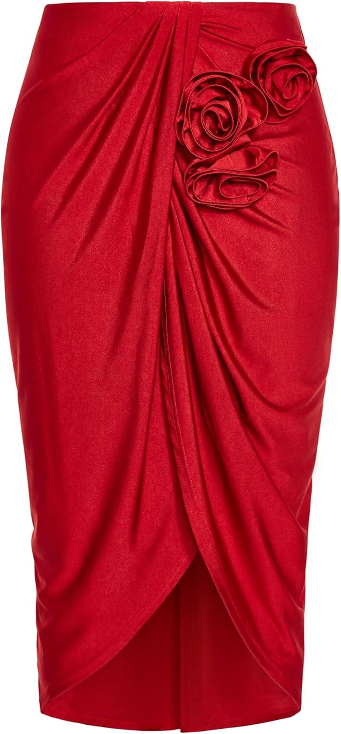 image:imageCity Chic Womens Fleur SkirtCherry