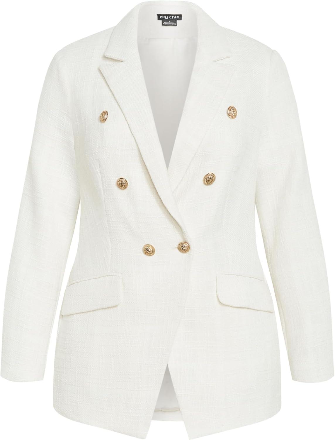 image:imageCity Chic Womens Elly JacketCreme