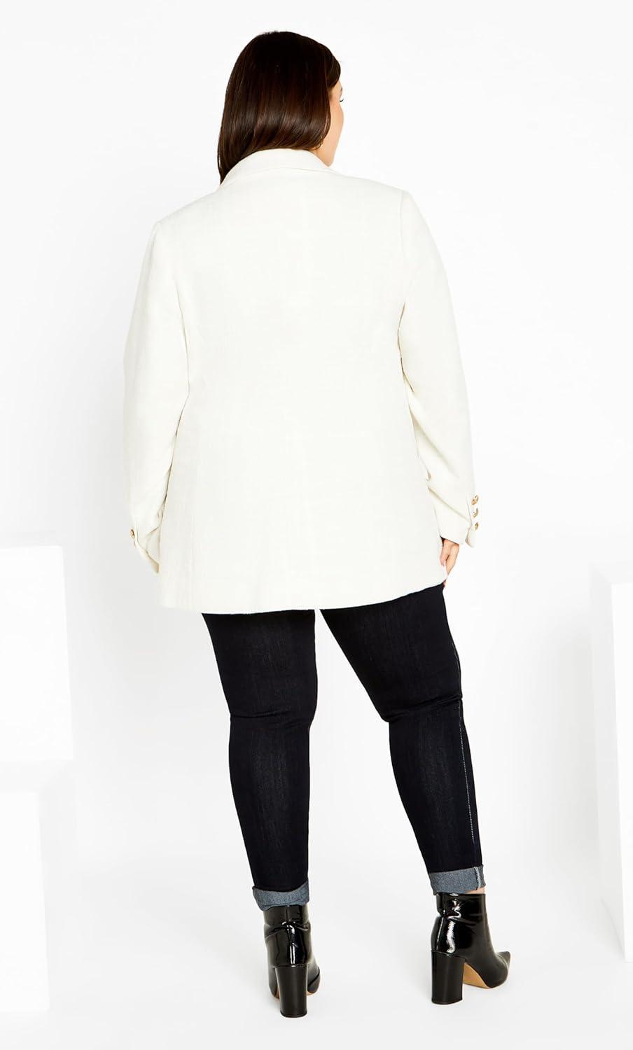 image:imageCity Chic Womens Elly JacketCreme