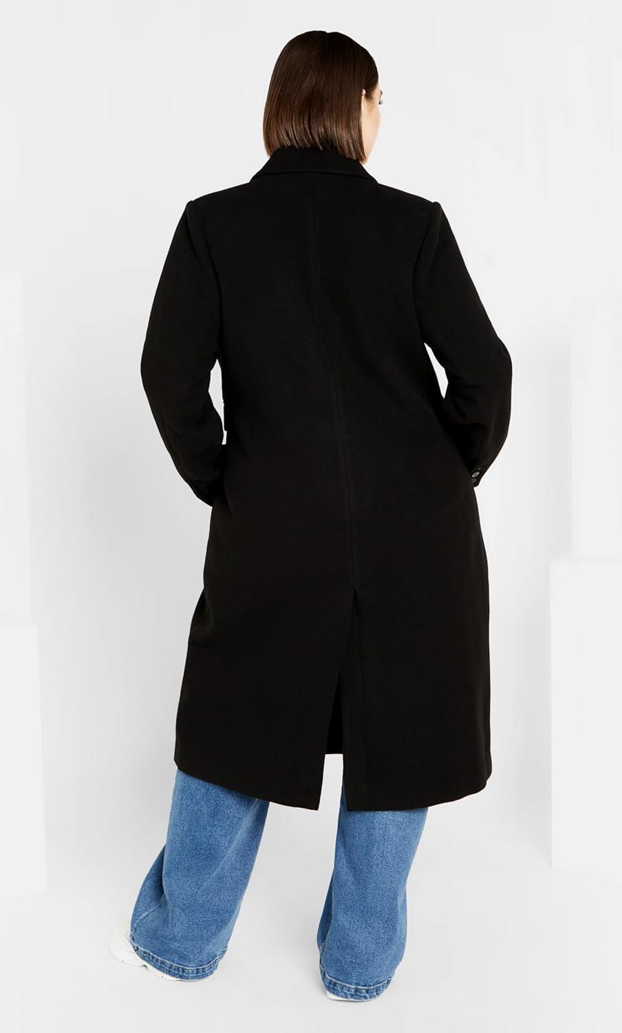 image:imageCity Chic Womens Oaklyn CoatBlack