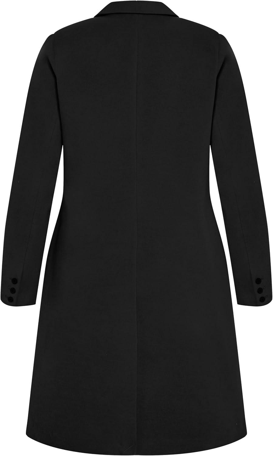 image:imageCity Chic Womens Oaklyn CoatBlack