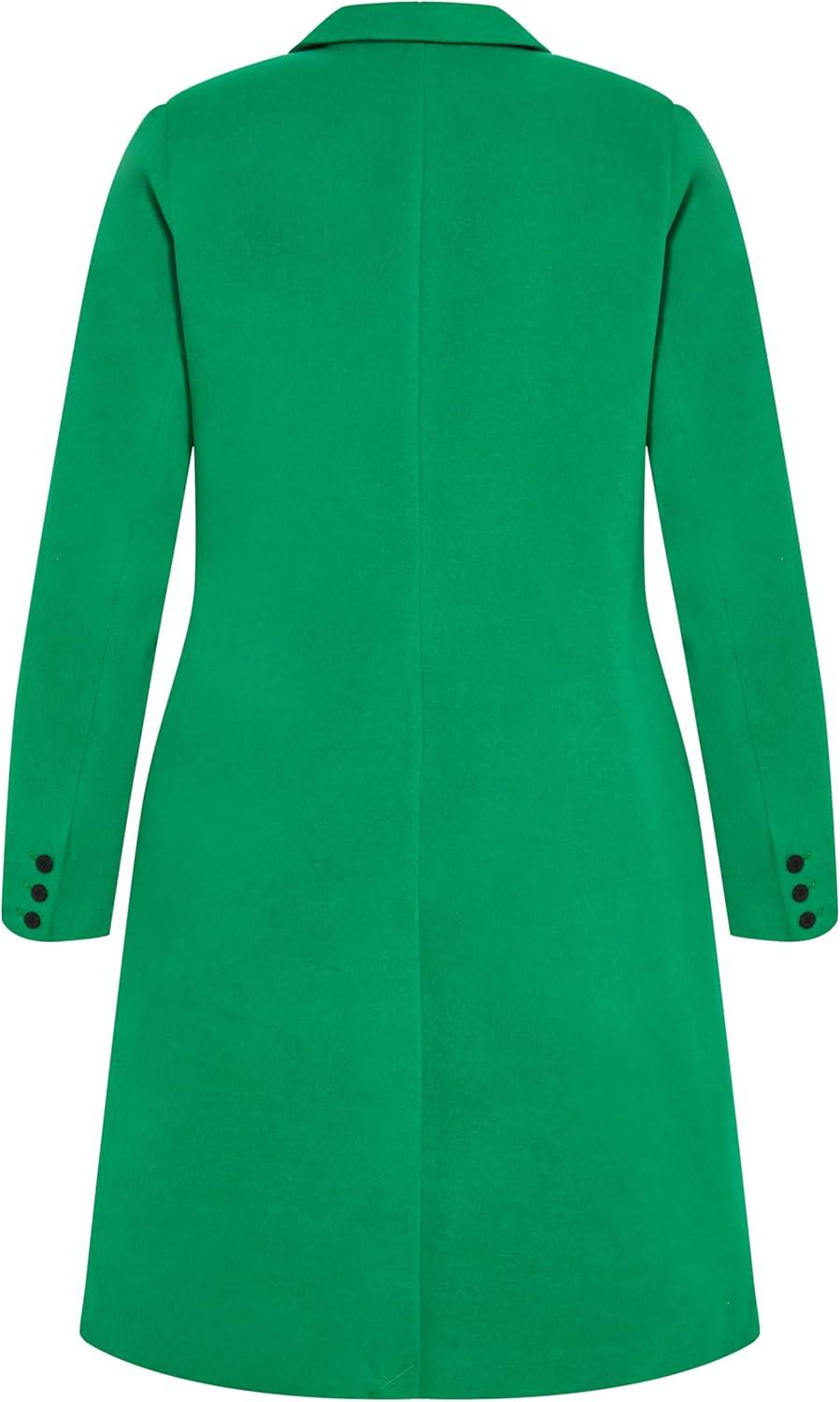 image:imageCity Chic Womens Oaklyn CoatGreenstone