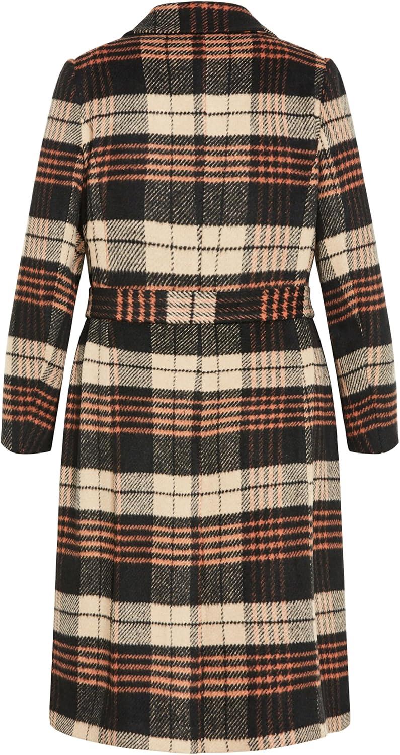 image:imageCity Chic Womens Plus Size Alani CoatCheck
