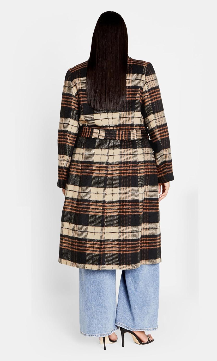 image:imageCity Chic Womens Plus Size Alani CoatCheck