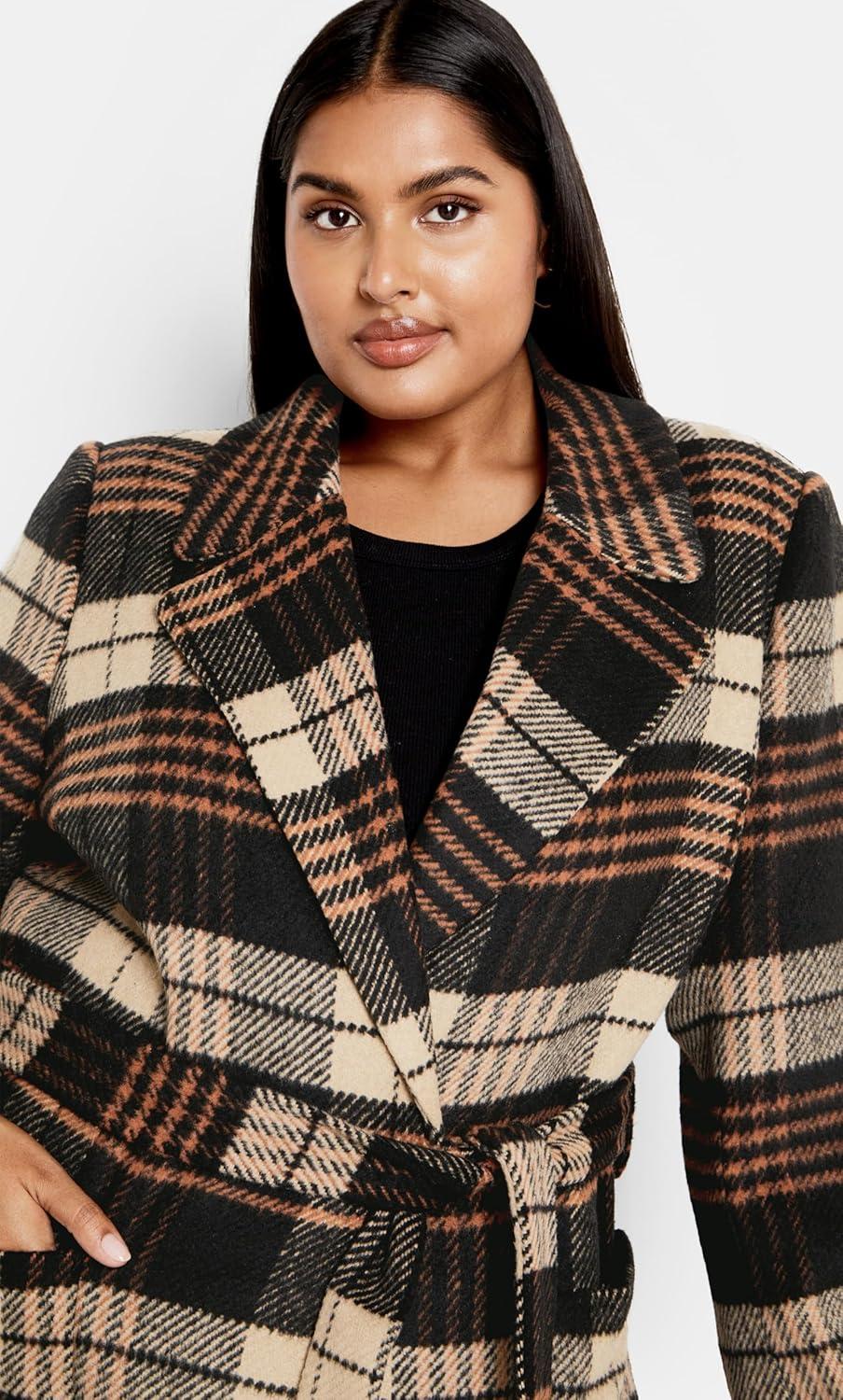 image:imageCity Chic Womens Plus Size Alani CoatCheck