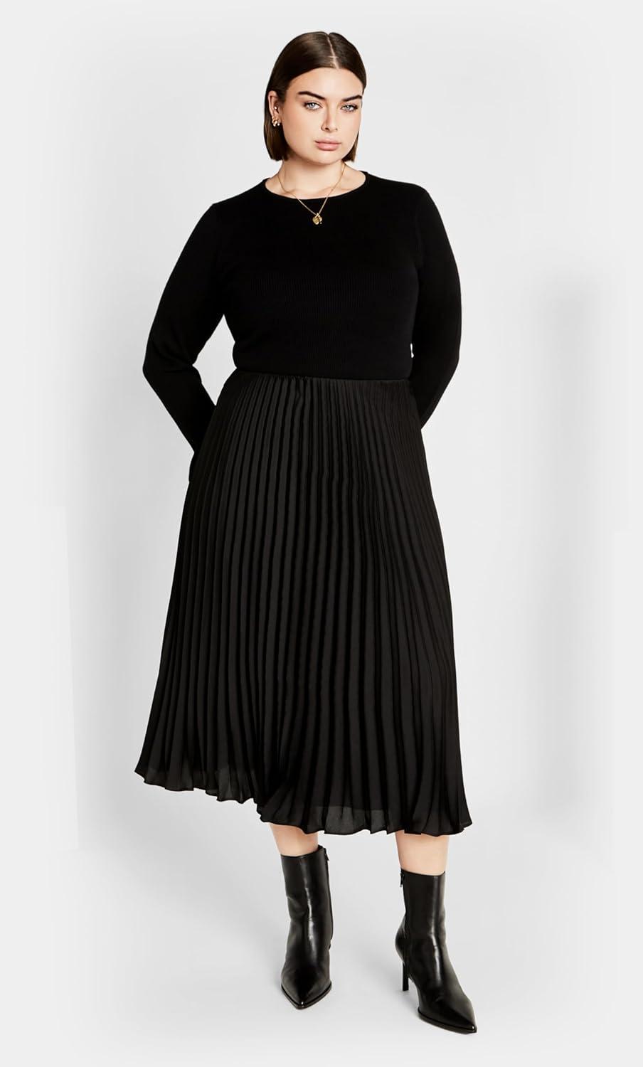 image:imageCity Chic Womens Plus Size Selena SweaterBlack