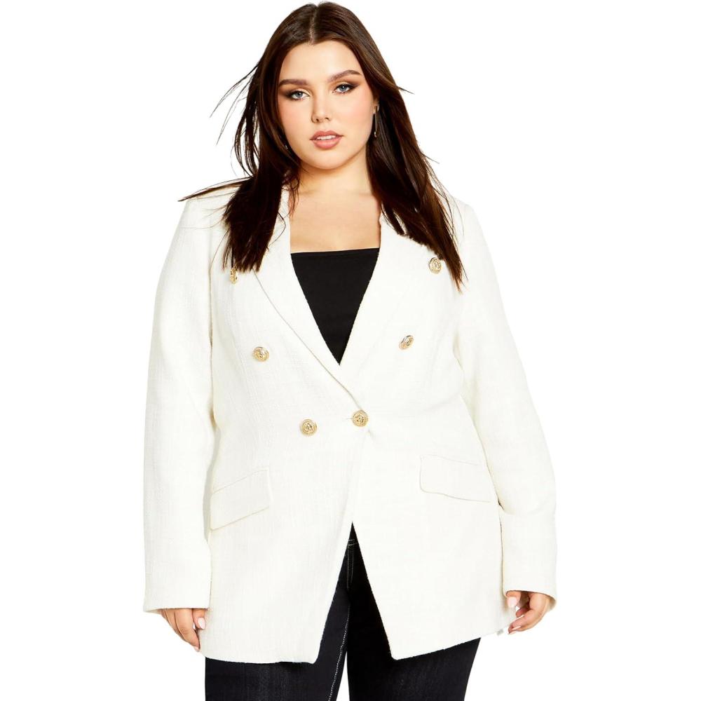 image:imageCity Chic Womens Elly JacketCreme