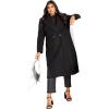 image:imageCity Chic Womens Citychic Plus Size Coat Daniella in Black Size 12Black