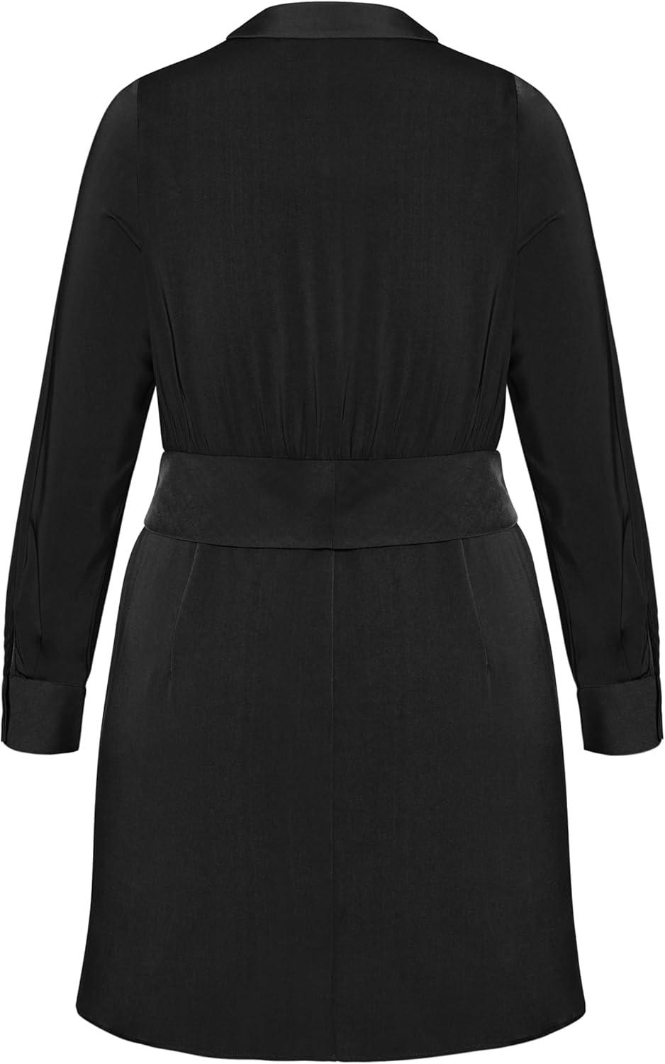 image:imageCity Chic Plus Size Dress TIE DetailBlack