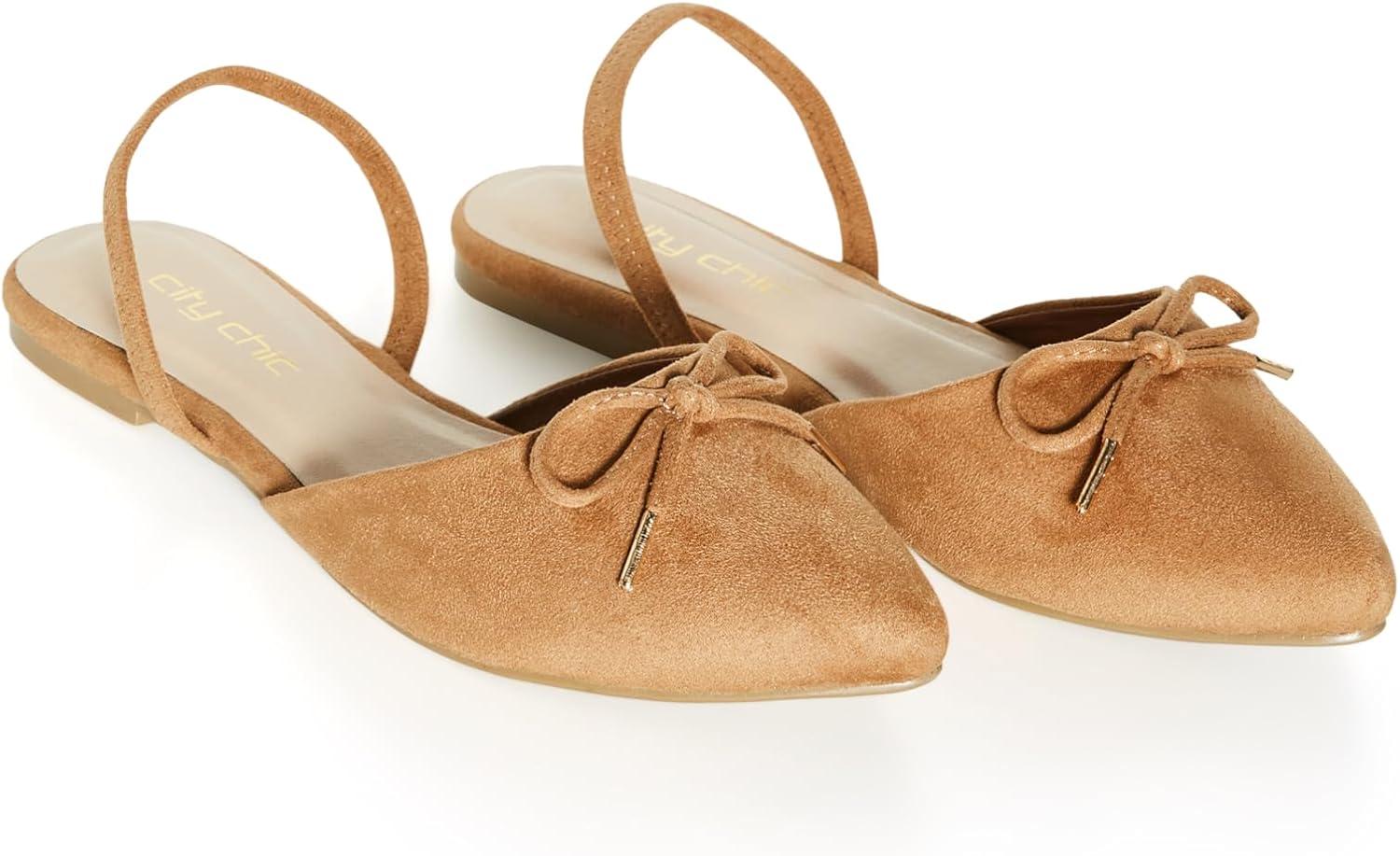 image:imageCity Chic WIDE FIT Lyon FlatTan