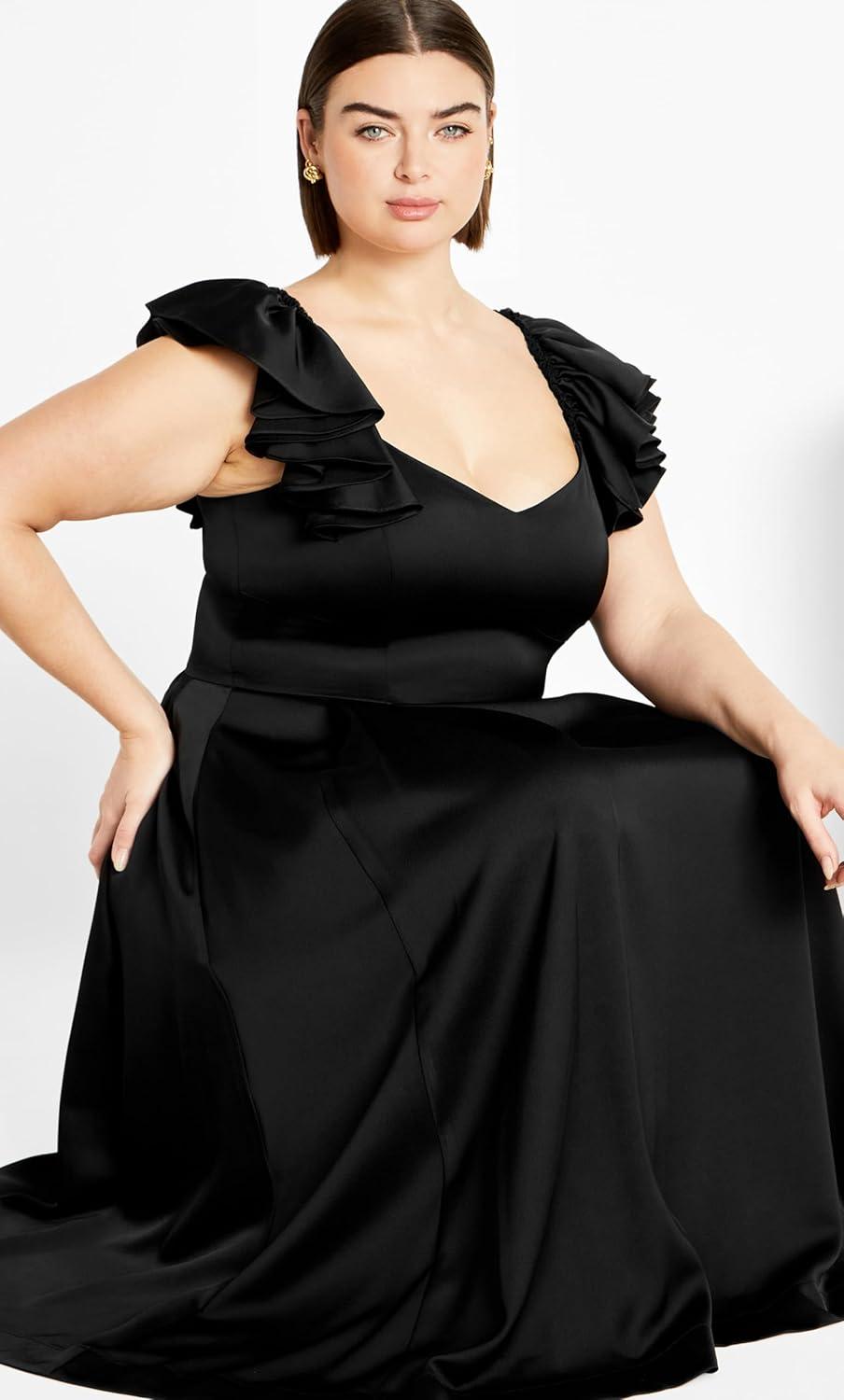 image:imageCity Chic Womens Cocktail Dress RoselynBlack