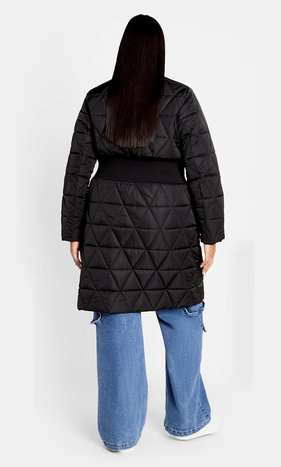 image:imageCity Chic Womens Nova Puffer JacketBlack