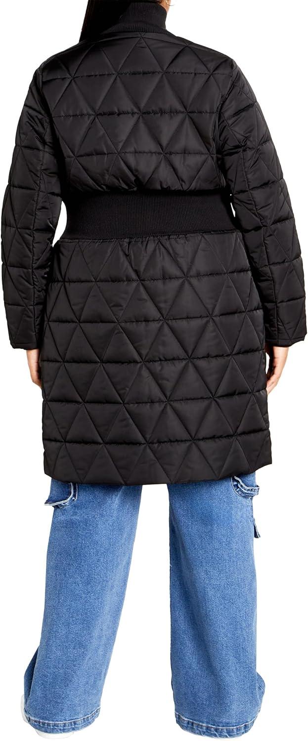 image:imageCity Chic Womens Nova Puffer JacketBlack