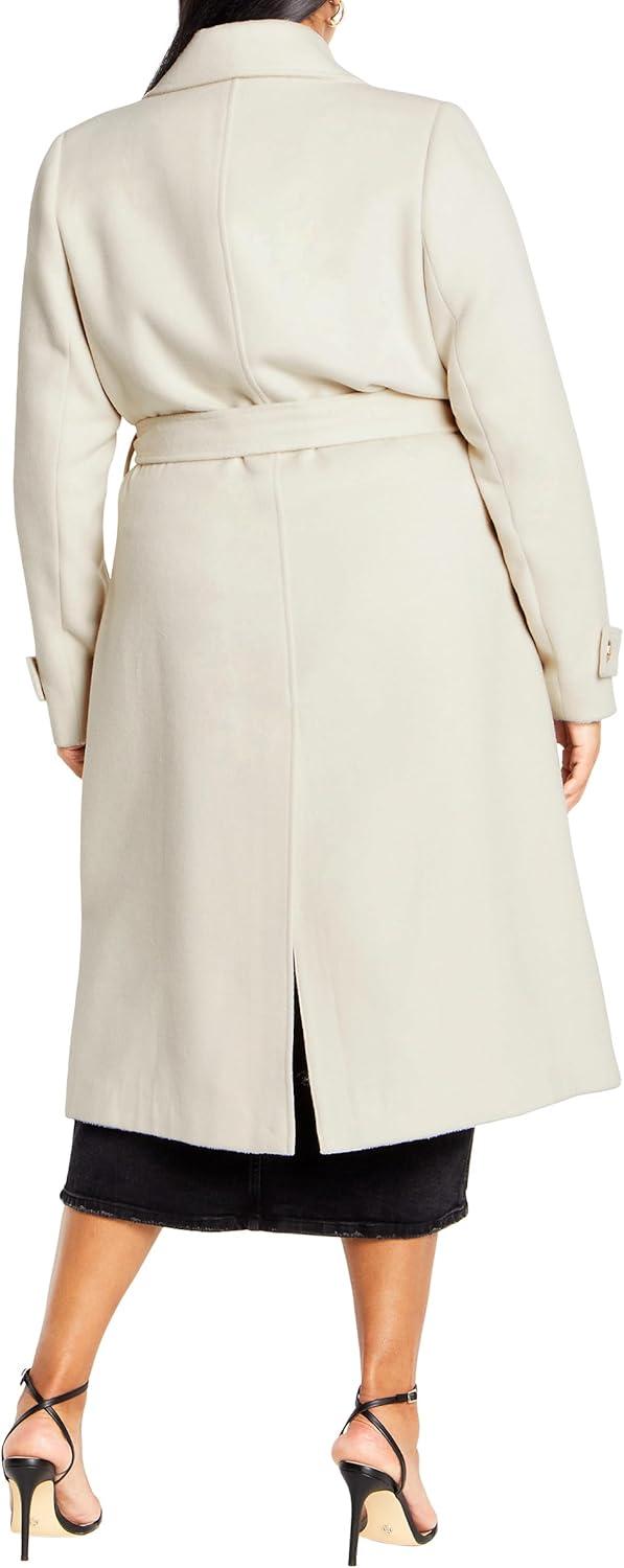 image:imageCity Chic Womens Plus Size Abby CoatOat