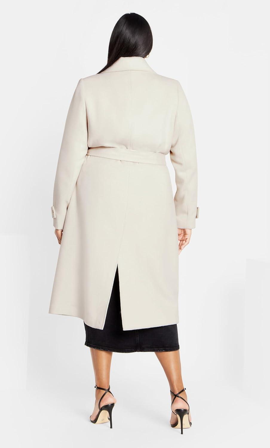 image:imageCity Chic Womens Plus Size Abby CoatOat